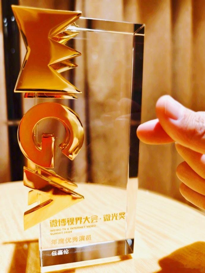 任嘉伦连获三大平台压轴大奖 1.  微博视界大会：任嘉伦获得了“年度优秀演员”的