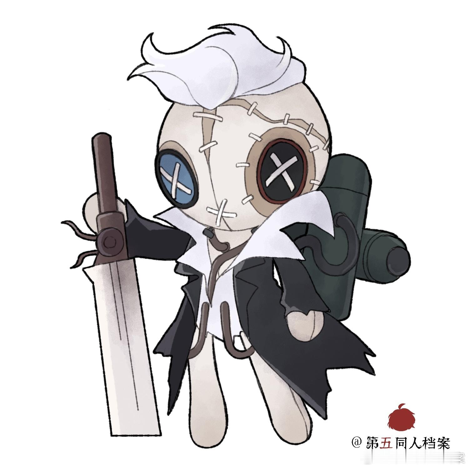 第五人格第五人格同人第五同人档案第五人格加页手记 无名布偶监管者版本-第二弹！！