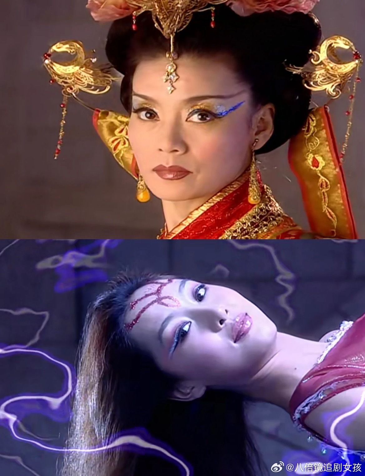以前忽略到的一幕小时候看的时候真的光把仙女还有扫把搞笑了。剧中很多的时候都见缝擦