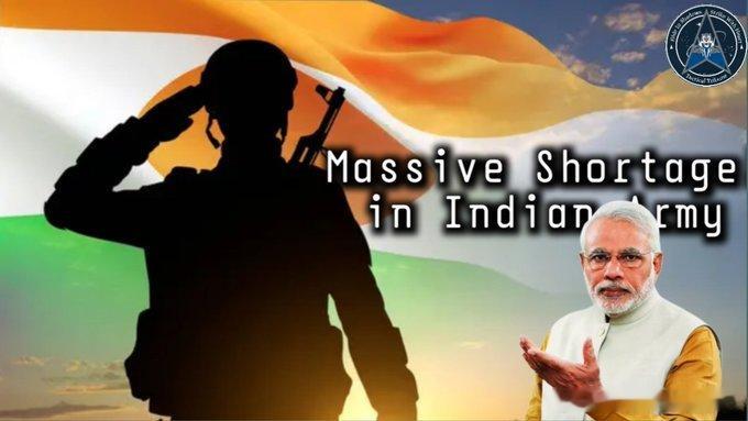 印度陆军军官严重短缺，上尉和少校军官缺口达 6828 人，陆军医疗部队 (AMC