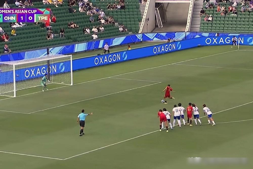 昨天在珀斯的女足亚洲杯1/4决赛，中国女足踢中国台北，差点把人急出心脏病。
常