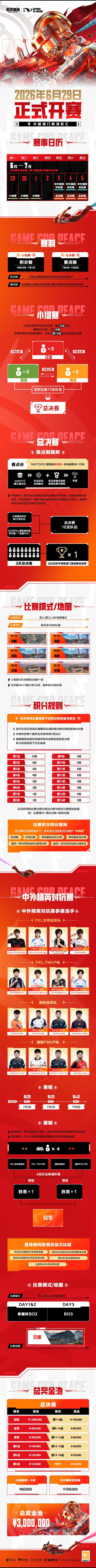 澳门邀请赛赛制2026和平精英澳门邀请赛澳门邀请赛6月29日正式开战