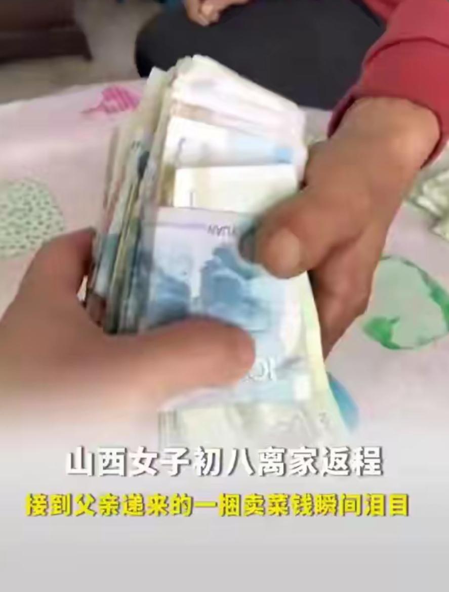看哭无数人!女儿春节返程父亲递上一个塑料袋，装满1块5块10块的零钱：那是他一年