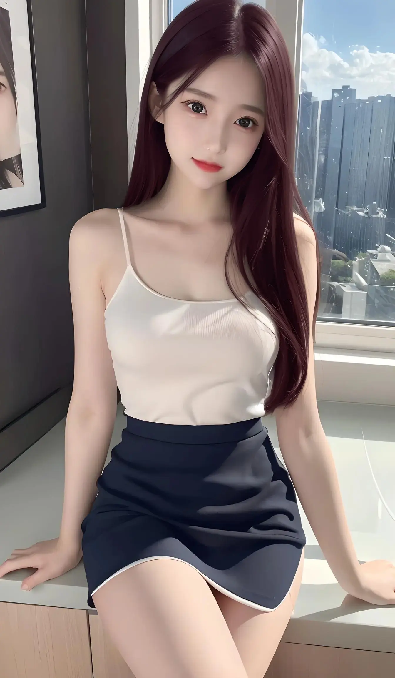 还是百褶裙有少女感。