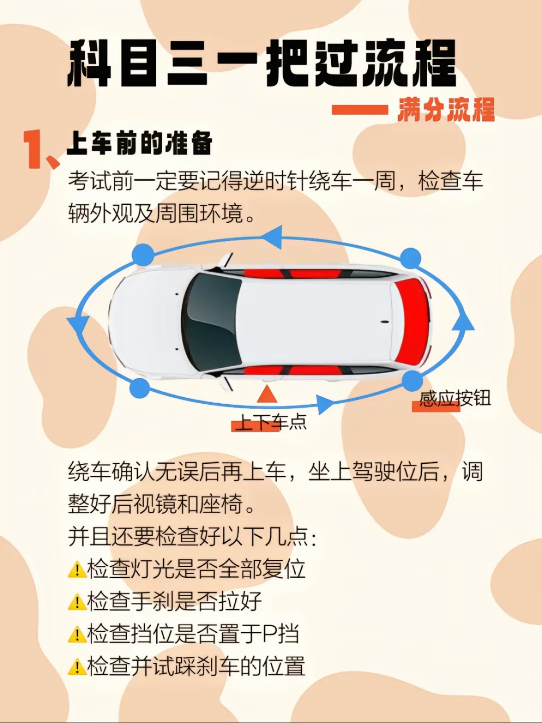 科目三一把过流程‼️