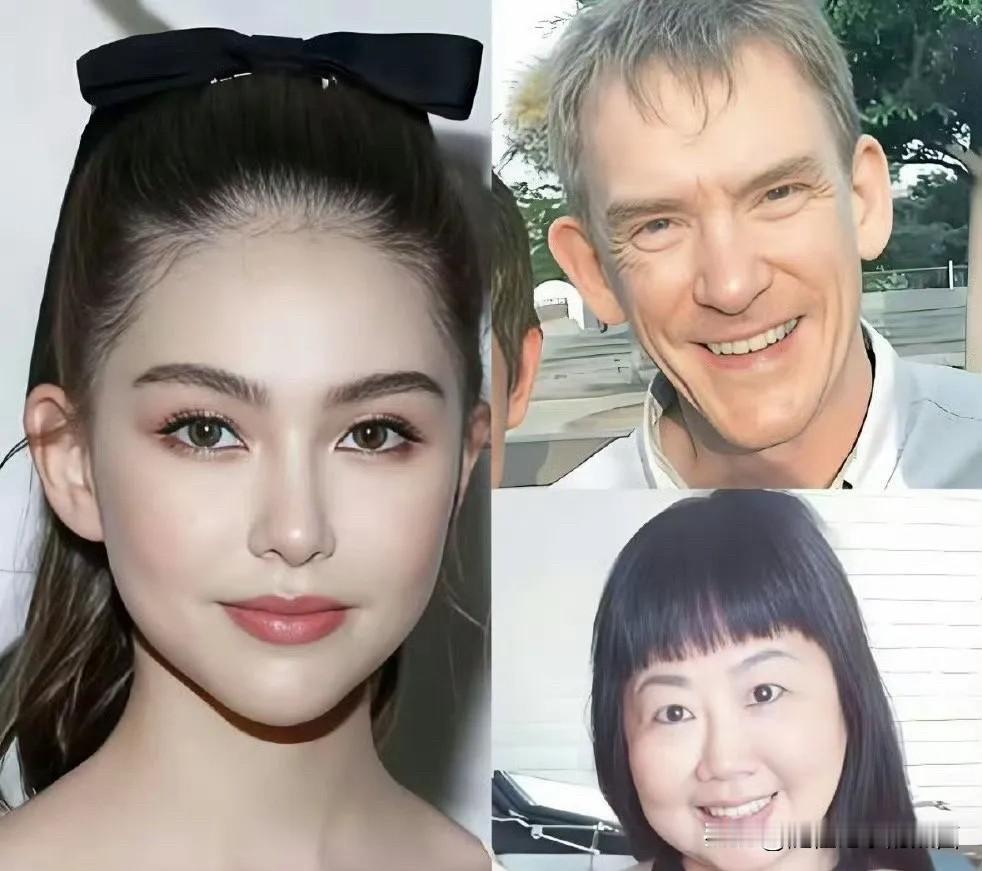 昆凌这颜值，完全是吸取了爸妈的优秀基因，都挑好的长，五官立体深邃，越看越觉得她美