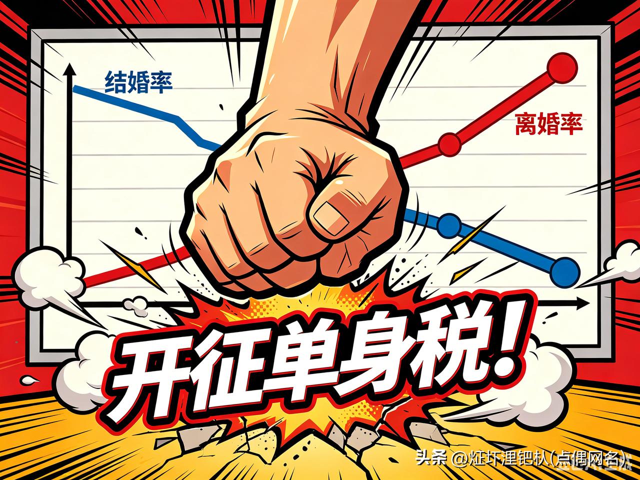 《🔥呼吁立即开征〈单身税〉！💥》
──────
如何遏止当下的“结婚率不断暴