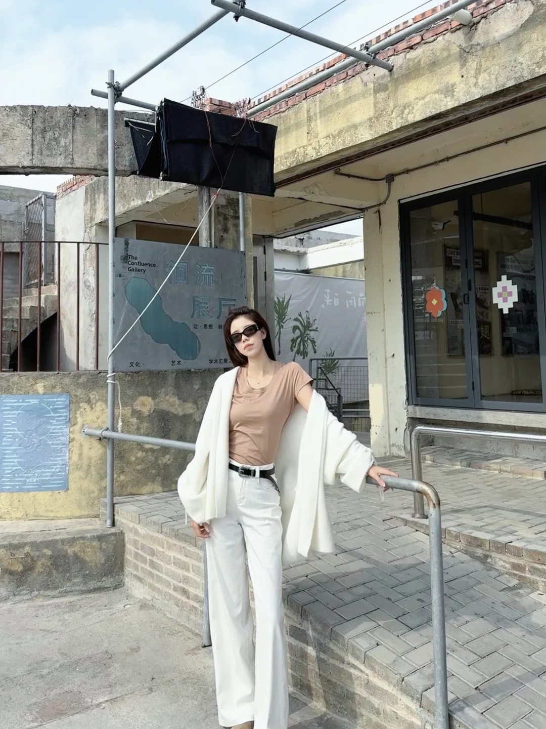 加长115长度！不透的春夏白牛仔啊～