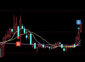 哎，股票就是这样。下面是我买的一个股票。买完后直接上涨6个点，中间还有涨停，没有