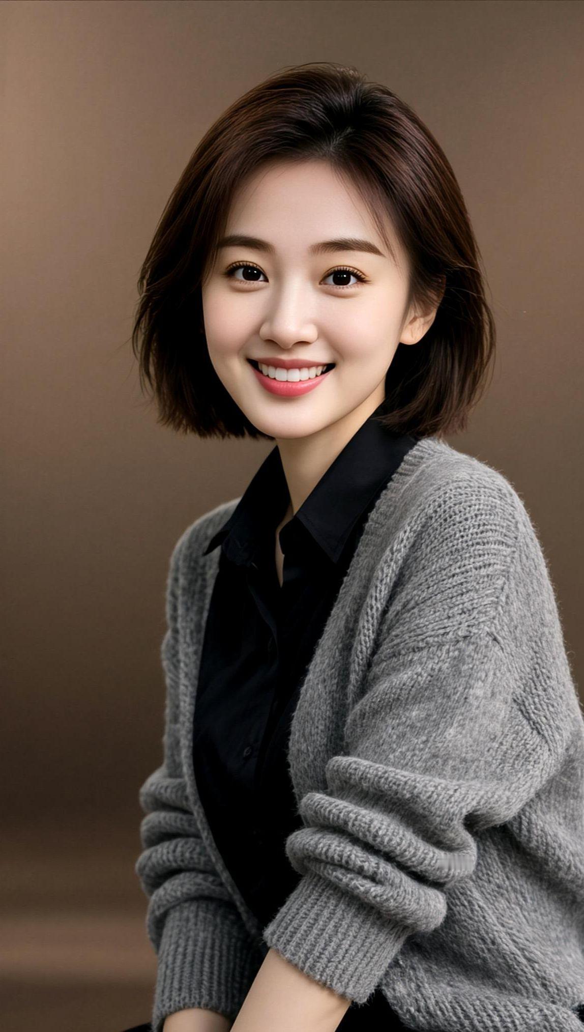 AI暖棕风写真 抖音ai创作 高颜值