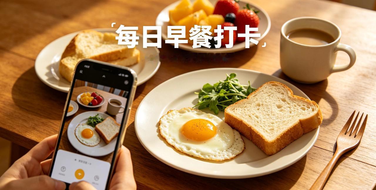 分享每日早餐打卡生活