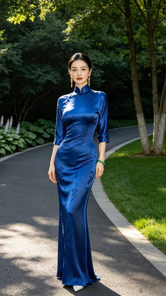 是女人漂亮，还是旗袍漂亮？这旗袍适合什么场面穿？旗袍美人 旗袍秀美丽