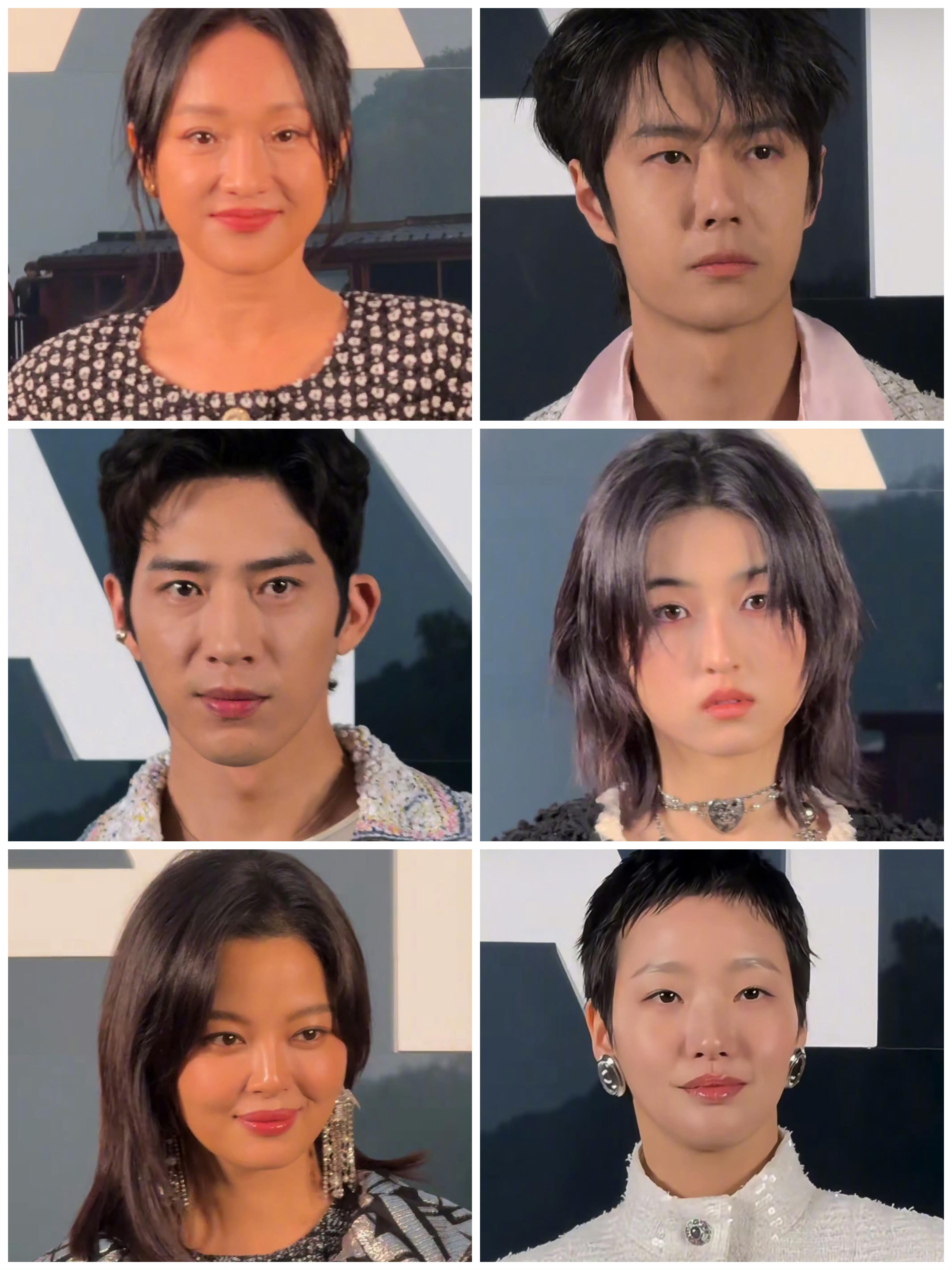 杭州香奈儿大秀明星 生 图 ：周迅、王一博、井柏然、张子枫、辛芷蕾、金高银、卢昱