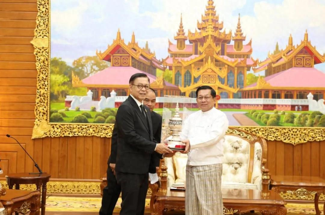 缅甸代总统敏昂莱大将会见泰国外长，共商边境稳定大计！