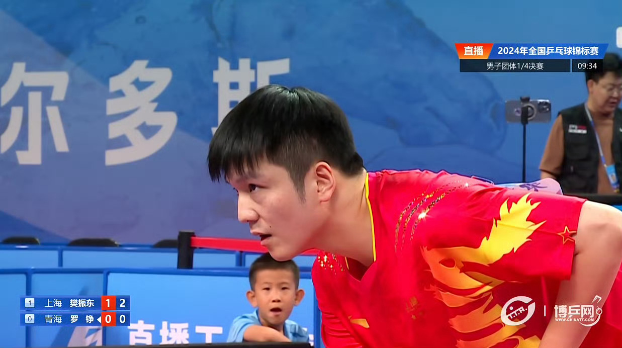 #樊振东3比0罗铮# [努力] #樊振东vs罗铮#又是一条优秀东，真的是看不够[