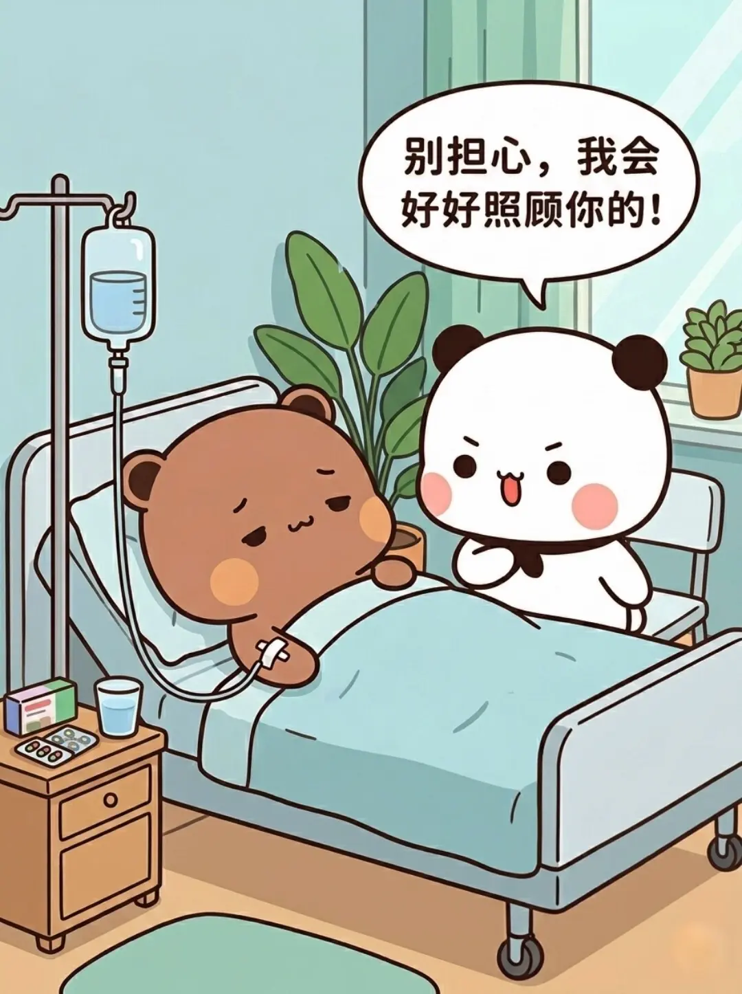 到底是谁照顾谁啊？！
