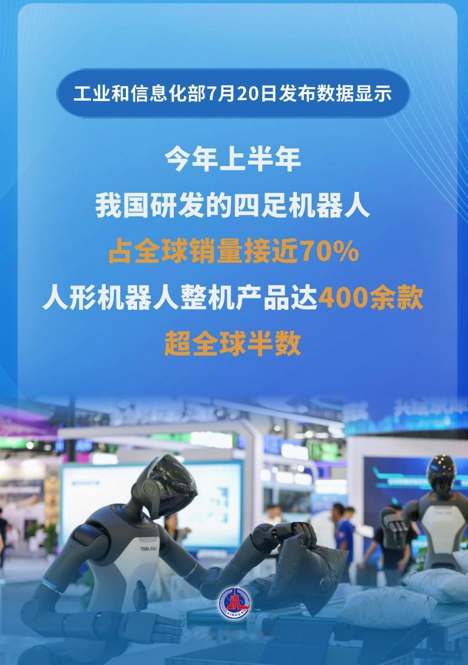 中国智造新突破！人形机器人超全球半数，背后藏着什么秘密？

工信部发布的数据震撼
