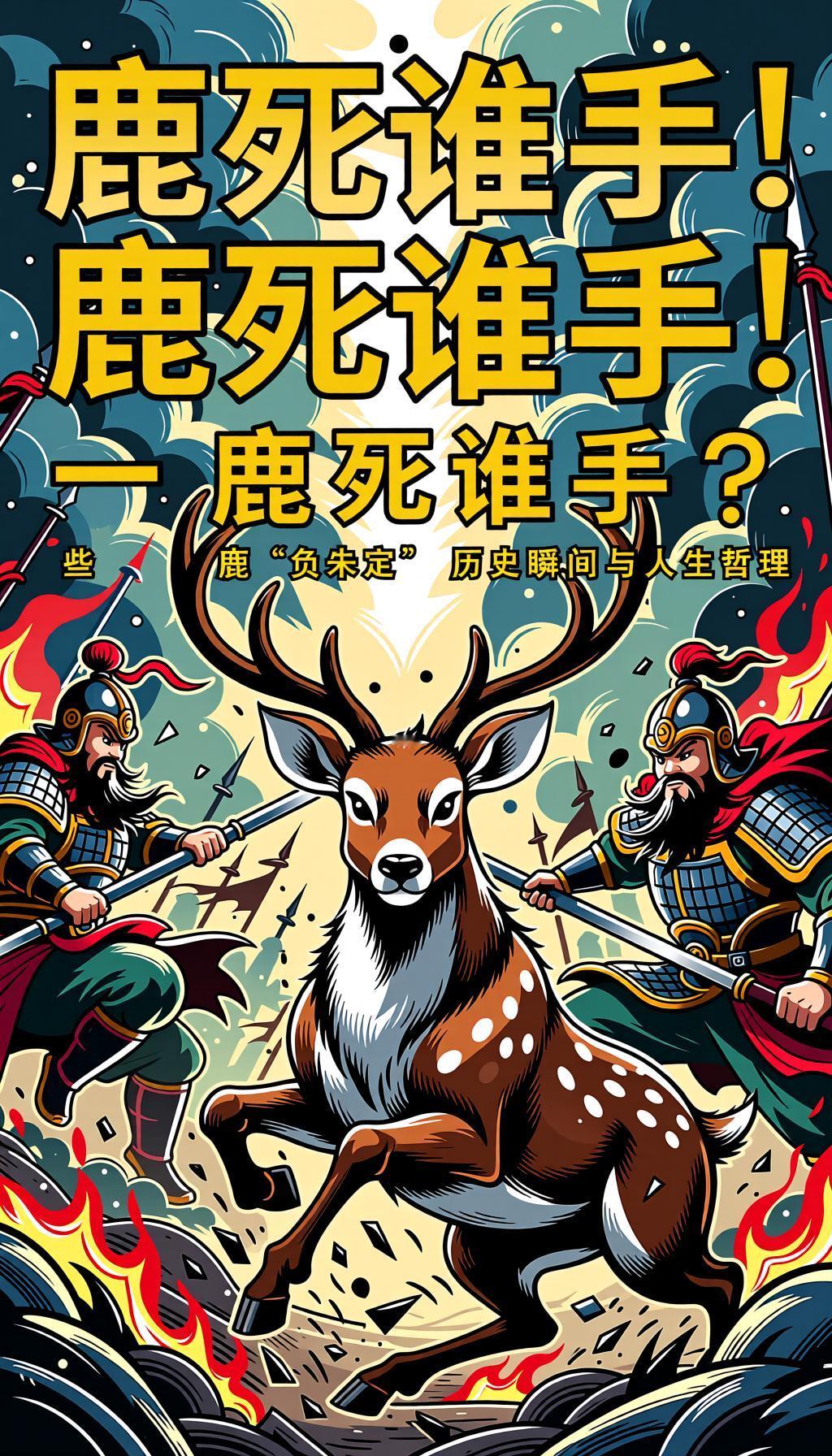 “鹿死谁手？”这个成语，乍一听像是在问“谁赢了”，其实它背后藏着一段精彩的故事，