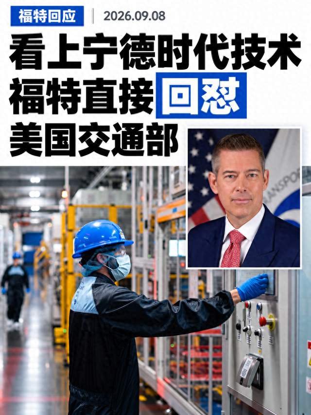 看上宁德时代技术，福特直接回怼美国交通部