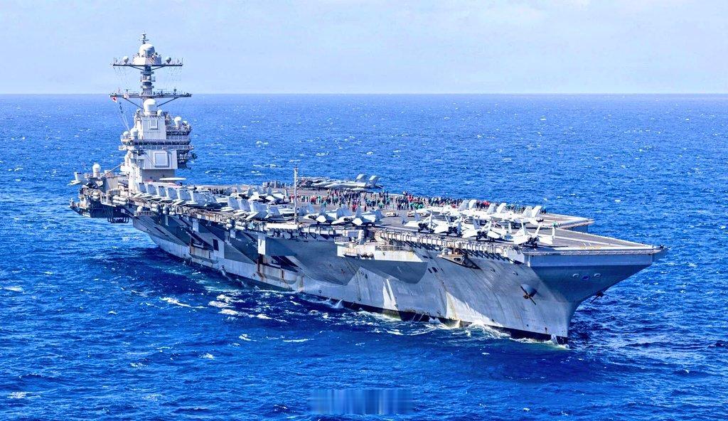 美国“杰拉尔德·R·福特”号航空母舰在中东海域发生火灾。一场大火烧了30多小时，