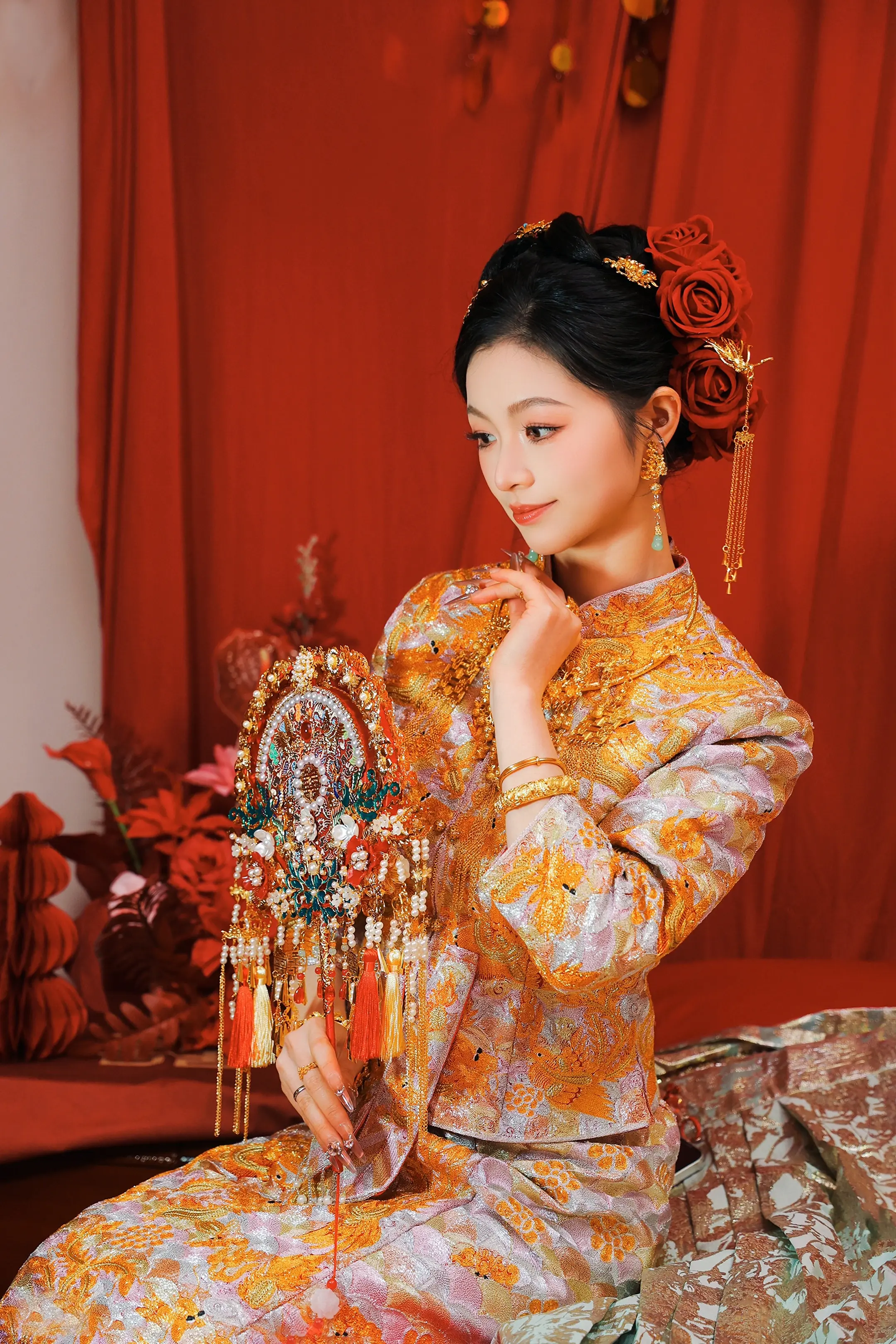 漂亮新娘和她的漂亮结婚照👰‍♀️🤵。要一直幸福呀！！