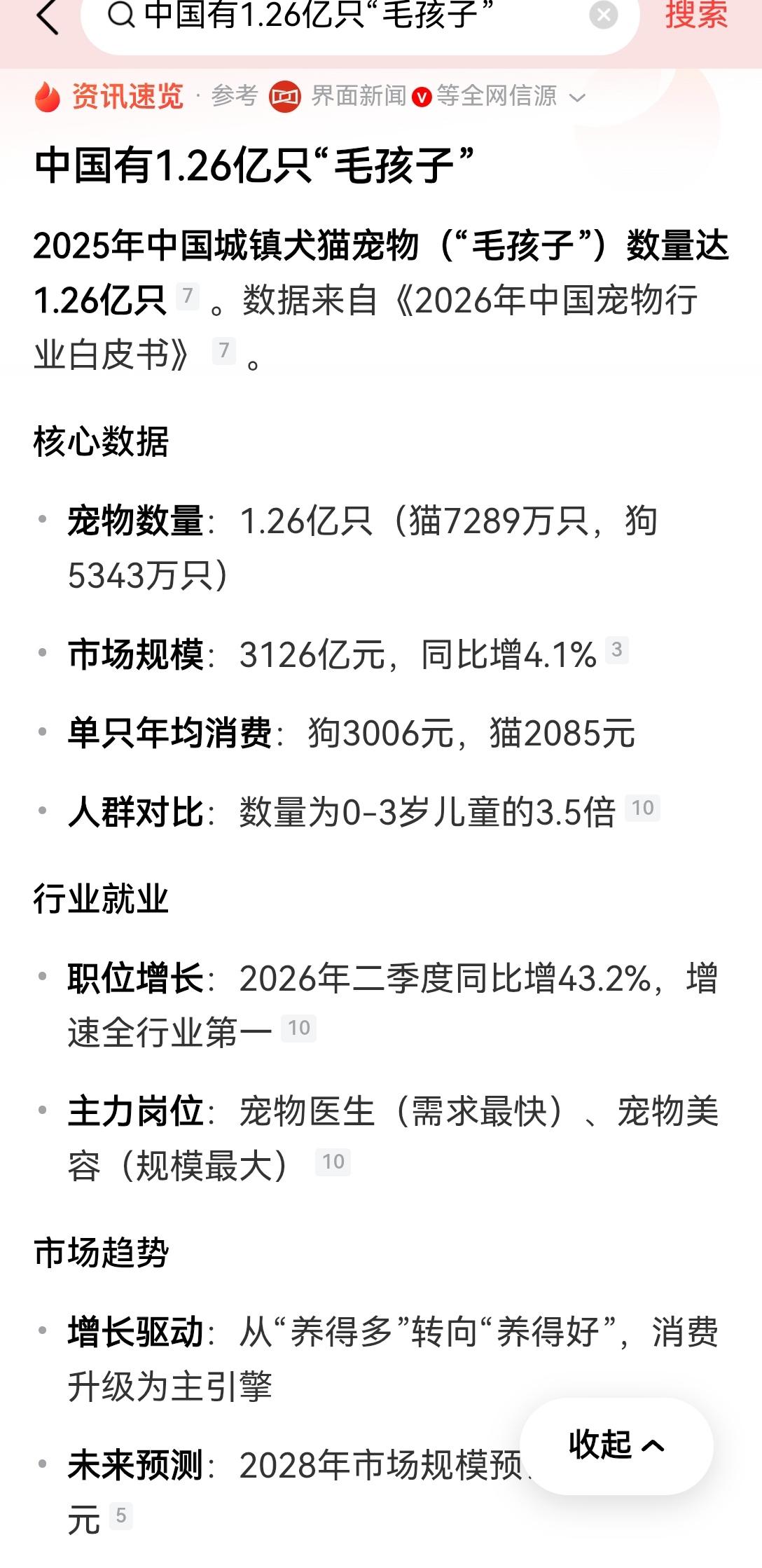 【安逸中国宠物中国：中国“毛孩子”数量接近1.3亿只，你相信吗？】之前刷到说国内