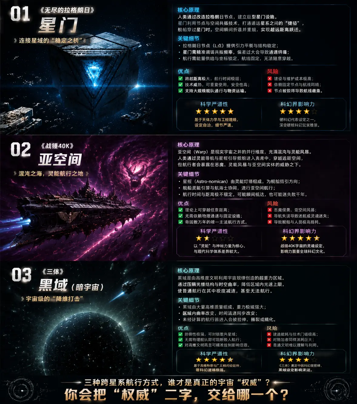 三种宇宙穿梭方式，哪个更权威？
