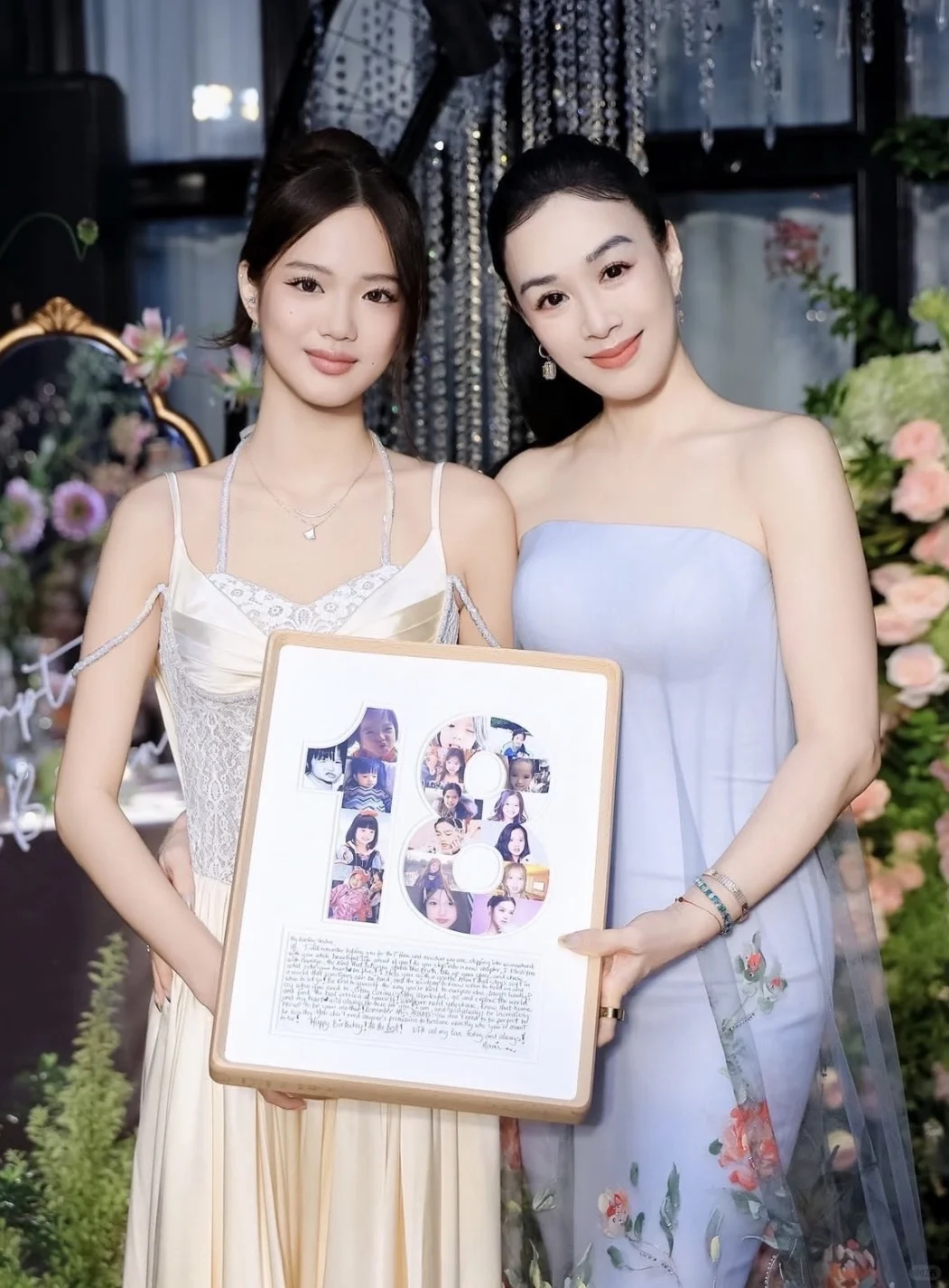 钟丽缇为Jaden庆祝18岁生日 