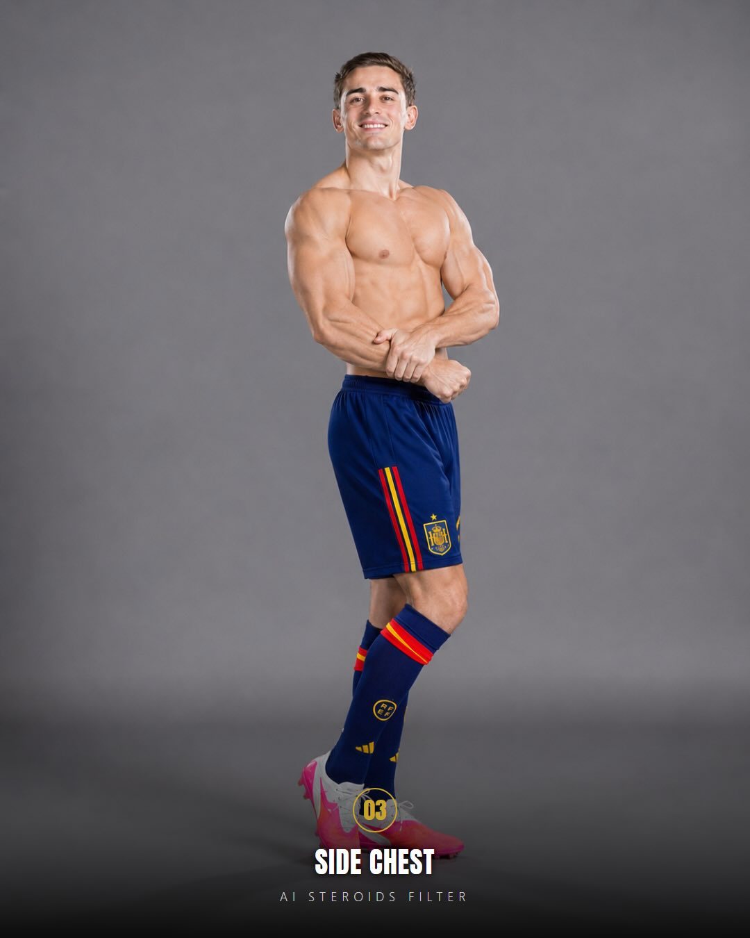 如果加维是个健美达人😂💪🏻🇪🇸乌拉圭0比1西班牙世界杯乌拉圭vs西班牙