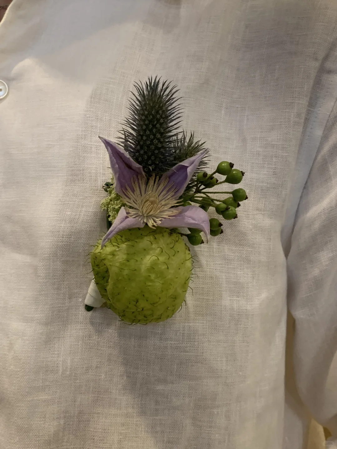 可爱的胸花与手腕花