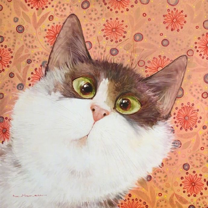 插画师 moozoriki 笔下的猫 