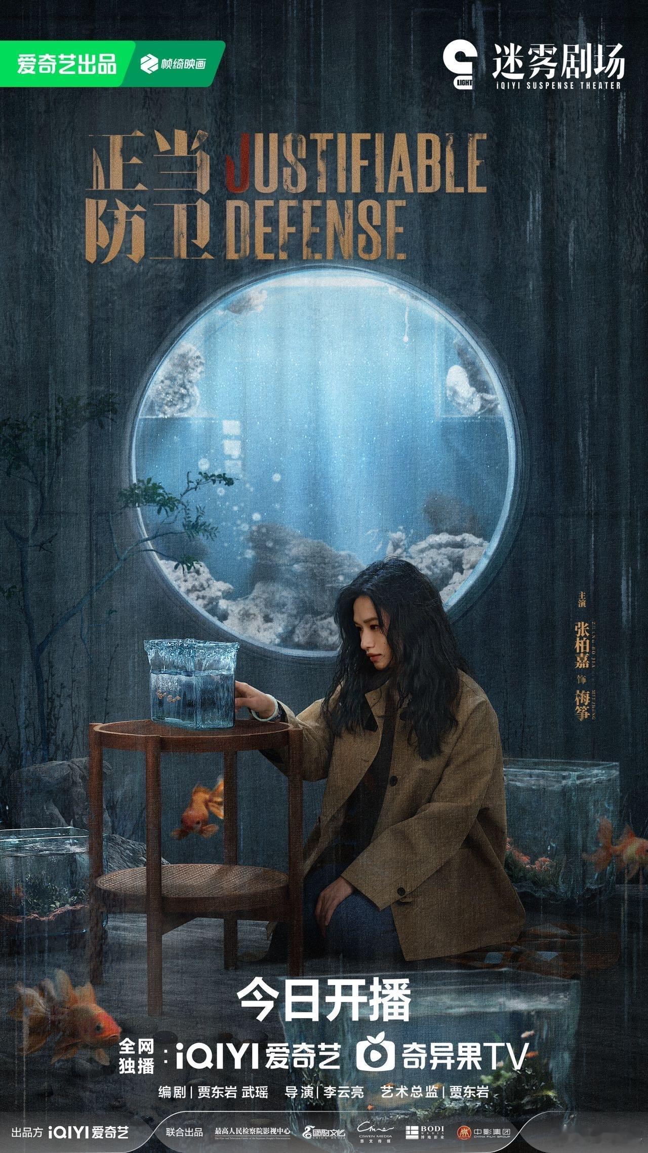 正当防卫开播 正当防卫孤悬浮寄海报 破执念，寻真我。我是梅筝，今晚见！网剧正当防