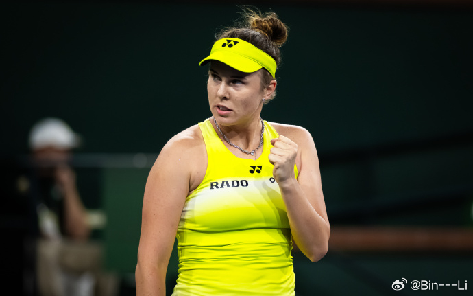 诺斯科娃送蛋横扫菲律宾天后杀入八强WTA1000印第安维尔斯站第四轮，14号种子