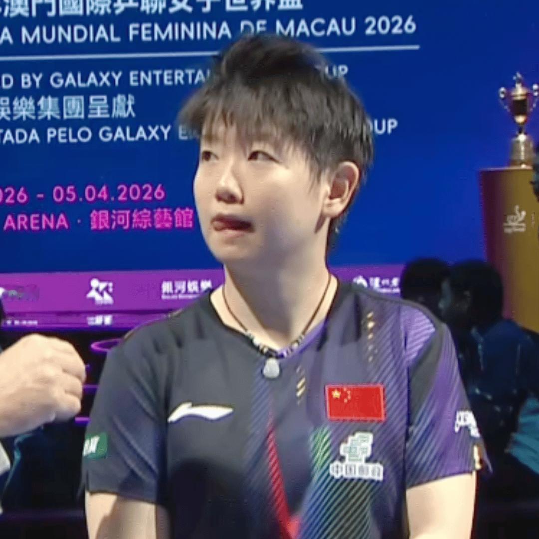 孙颖莎的漂亮，是越品越有味道的那种✨

第一眼是清爽少年感，再看是软乎乎的可爱，