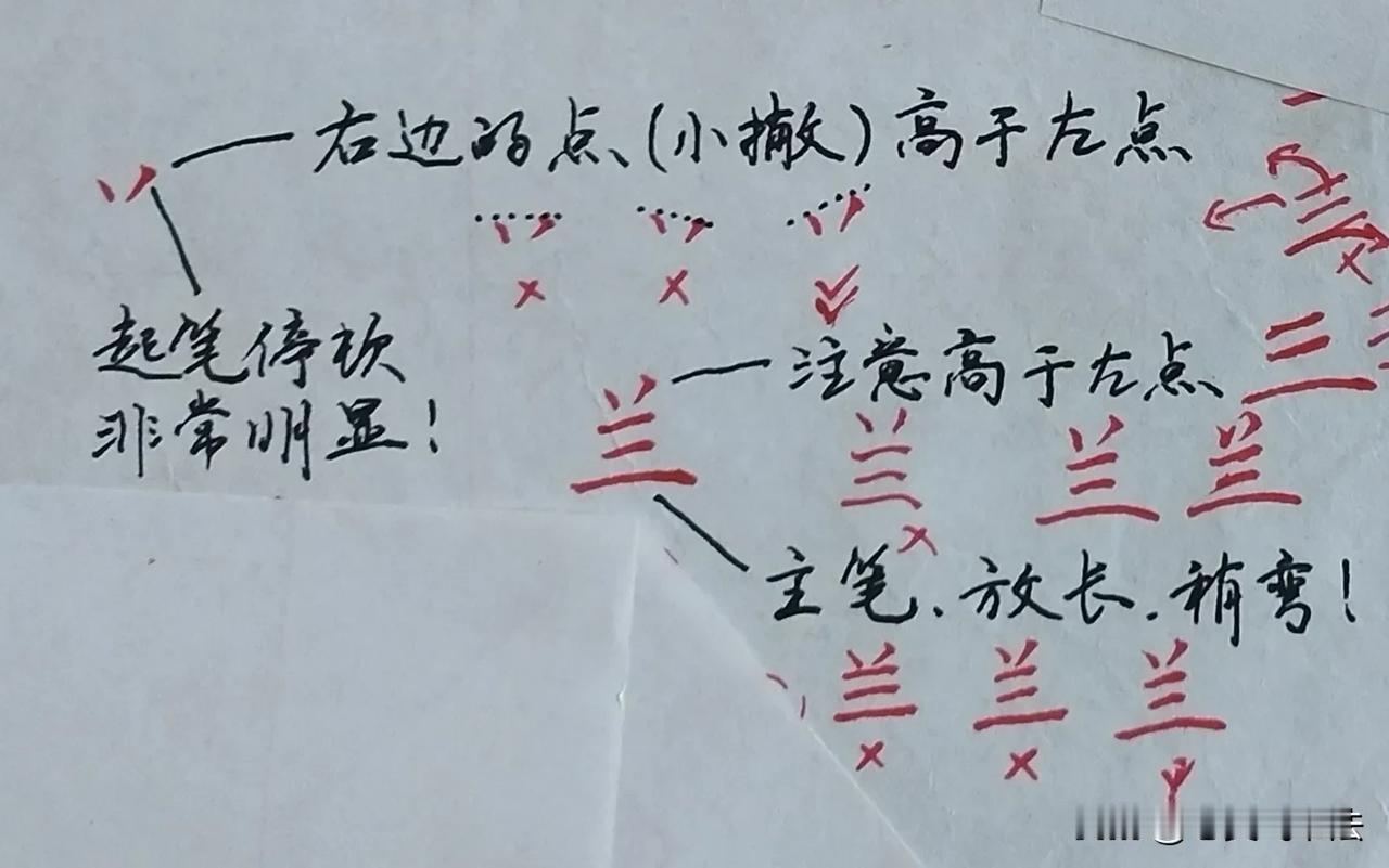 一开始练字，可以先练硬笔楷书的“基本笔画”，完整视频，在主页点击“专栏”查看“硬