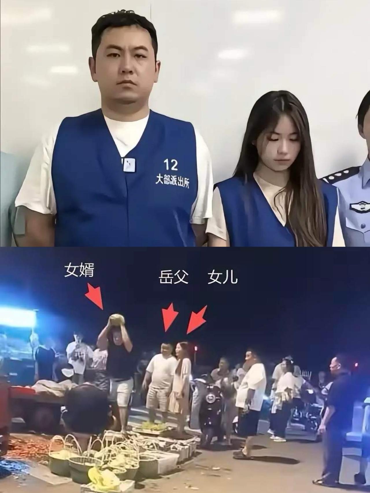 这下彻底老实了，

之前拿着西瓜当众砸人、气焰嚣张的当事人，被拘留之后彻底收敛了