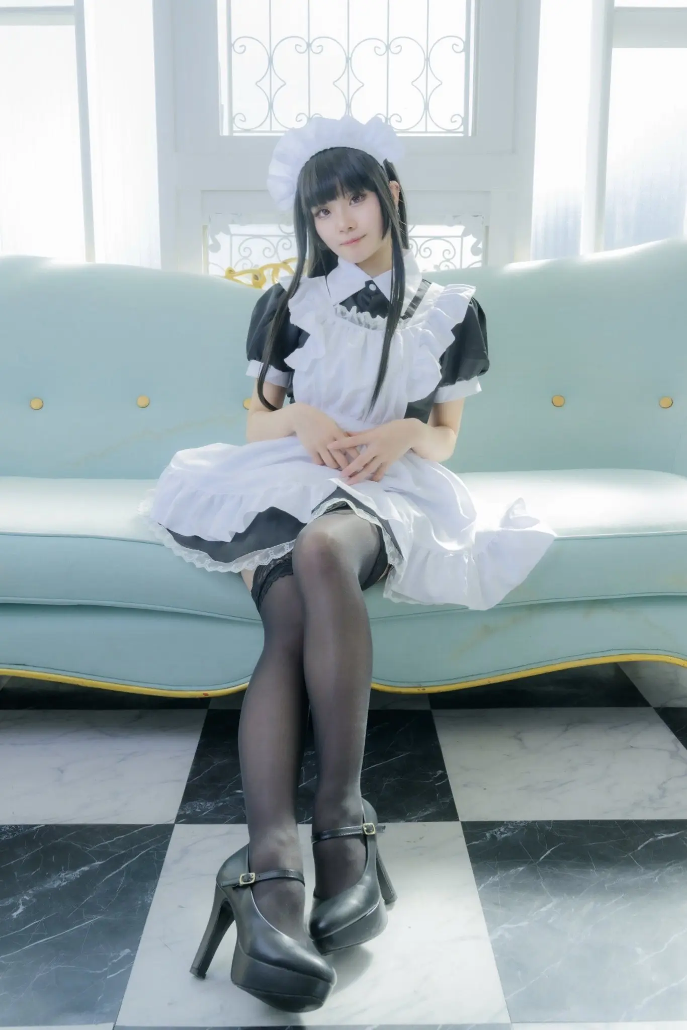 jk制服cos 女仆装上线 女仆 女仆cos 次元女仆