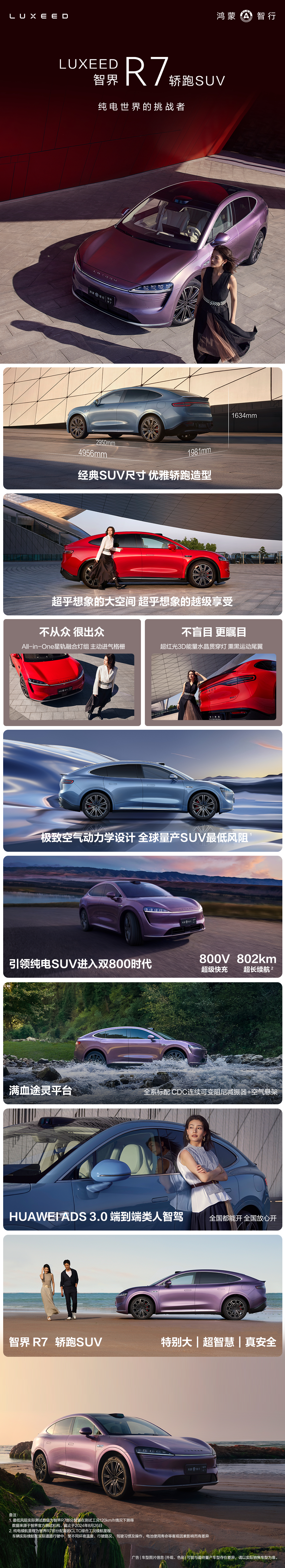 #华为发布智界R7# 这次发布会，智界R7给人很大的惊喜啊全系标配CDC+空悬，