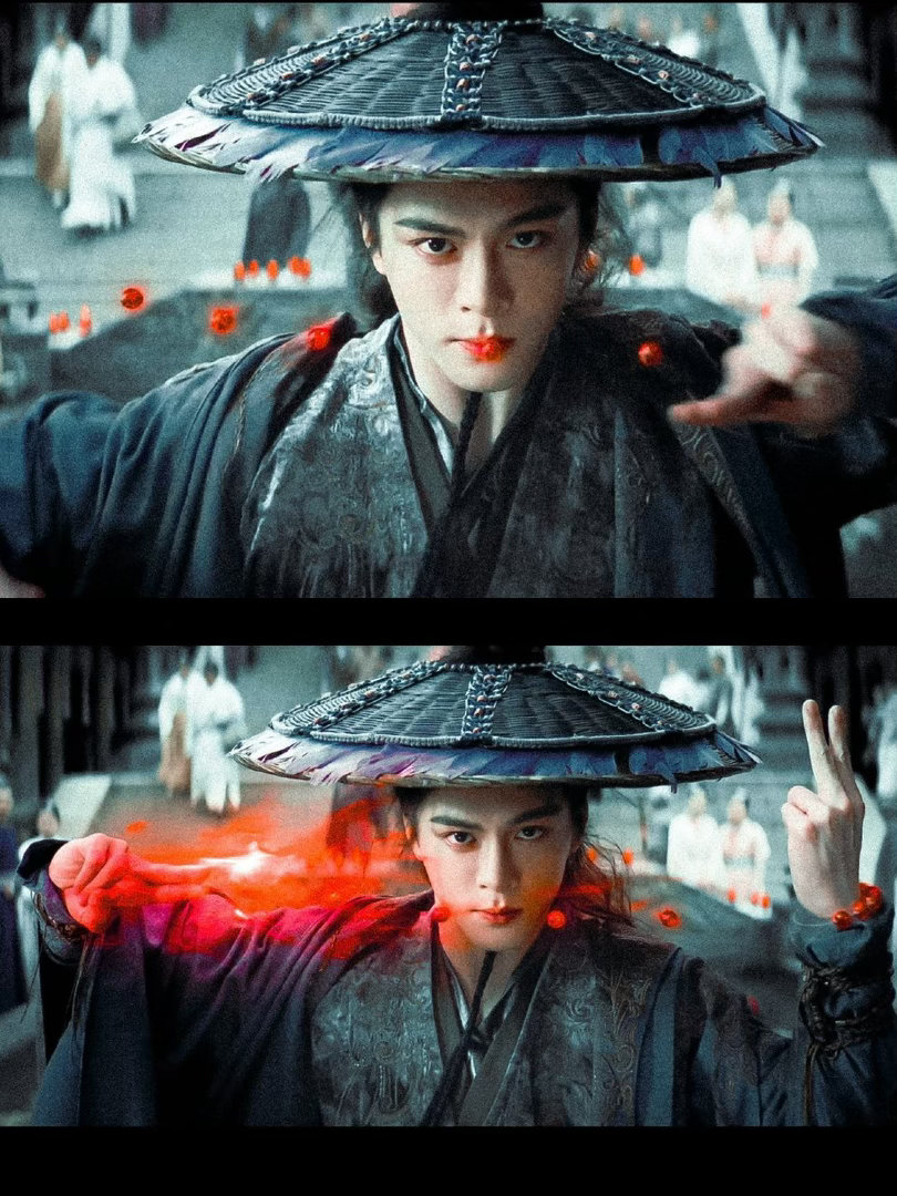 曾舜晞武拾光和狐鳞员们赴约曾舜晞月鳞绮纪直播状态曾舜晞直播状态真的好绝，干干净净