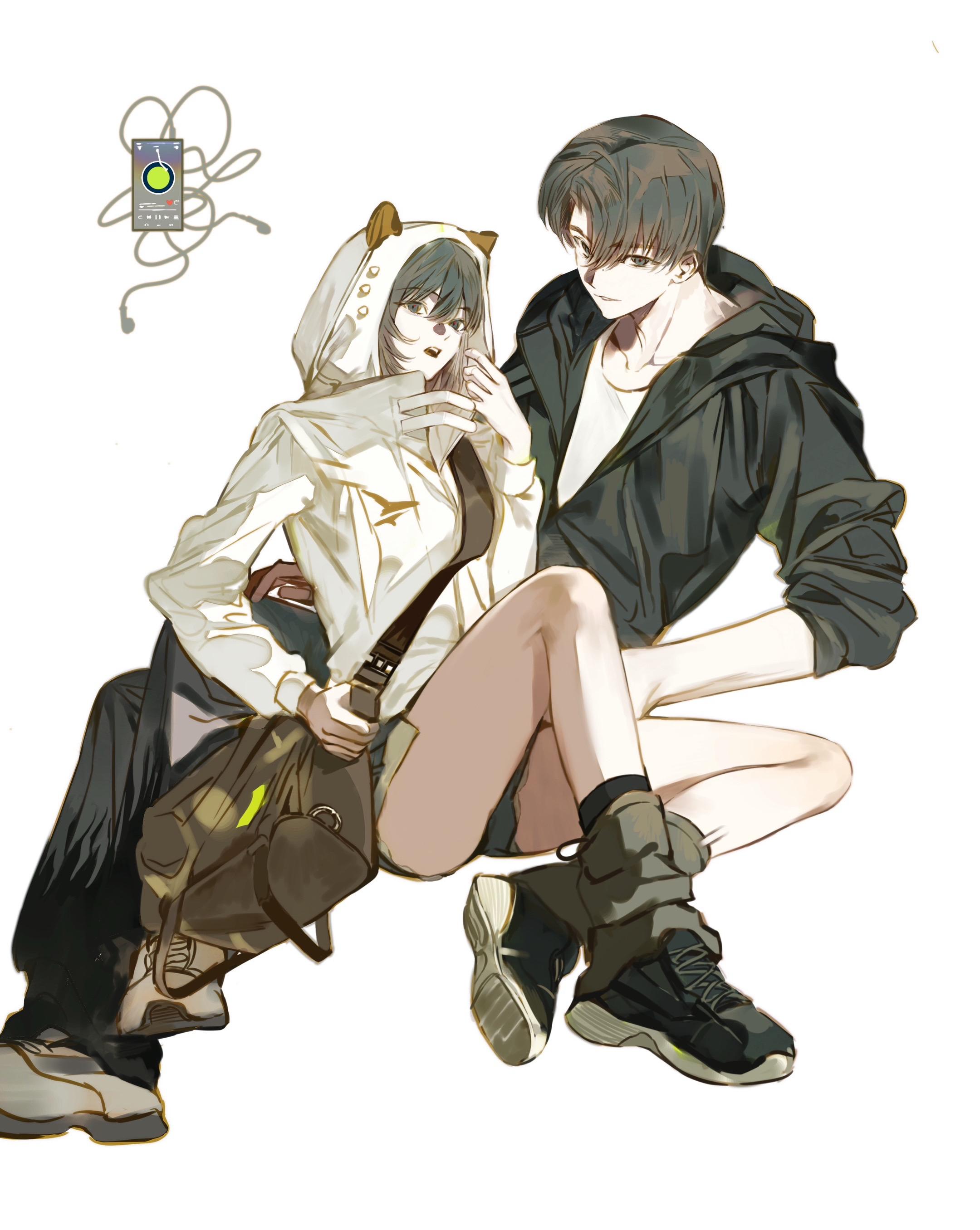 淡漠妹✖️解体哥。画完分镜但不想勾线咋办