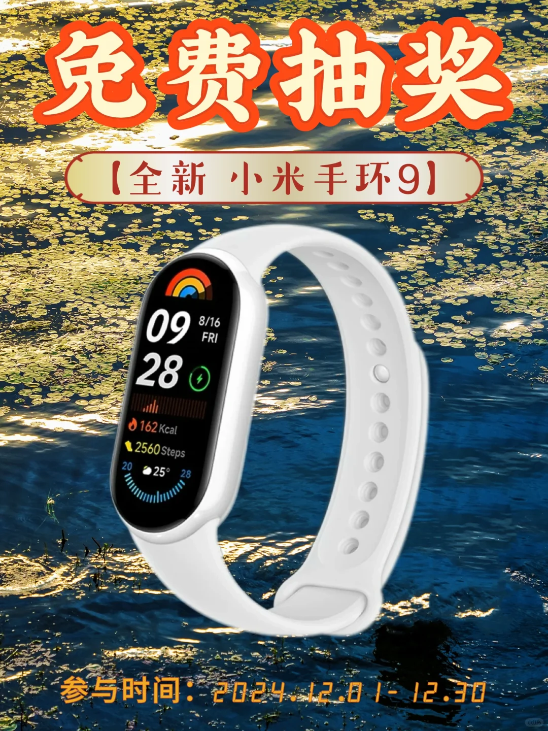 年终宠粉福利❤️全新小米手环9免费送🎁