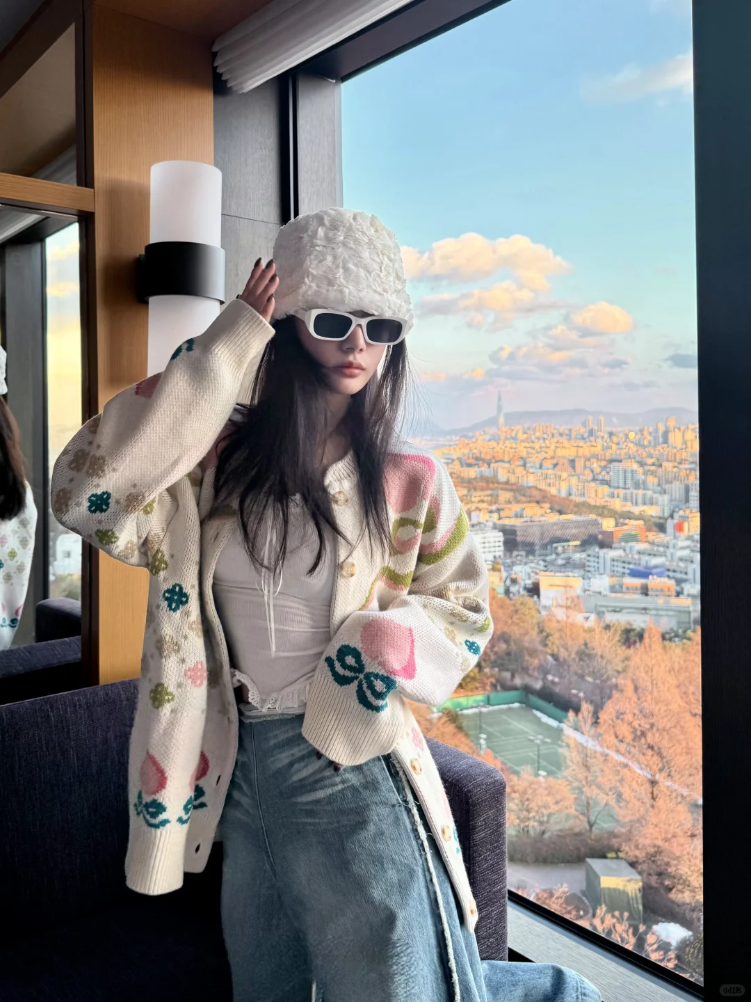 很爱的素颜look
