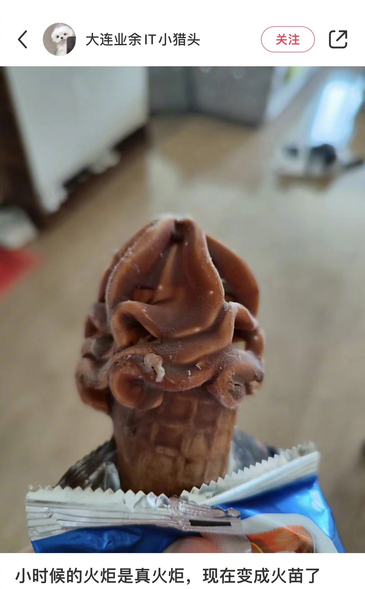 小时候的火炬变火苗了 ​​​