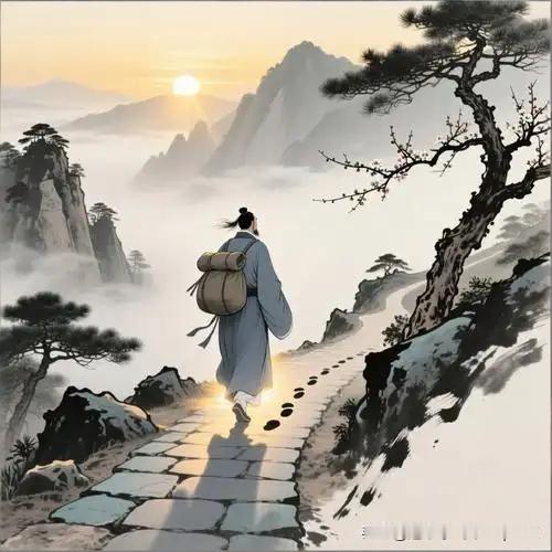 《台城寺侧独行》
——北宋·王安石
春山撩乱水纵横，
篱落荒畦草自生。
独往独来