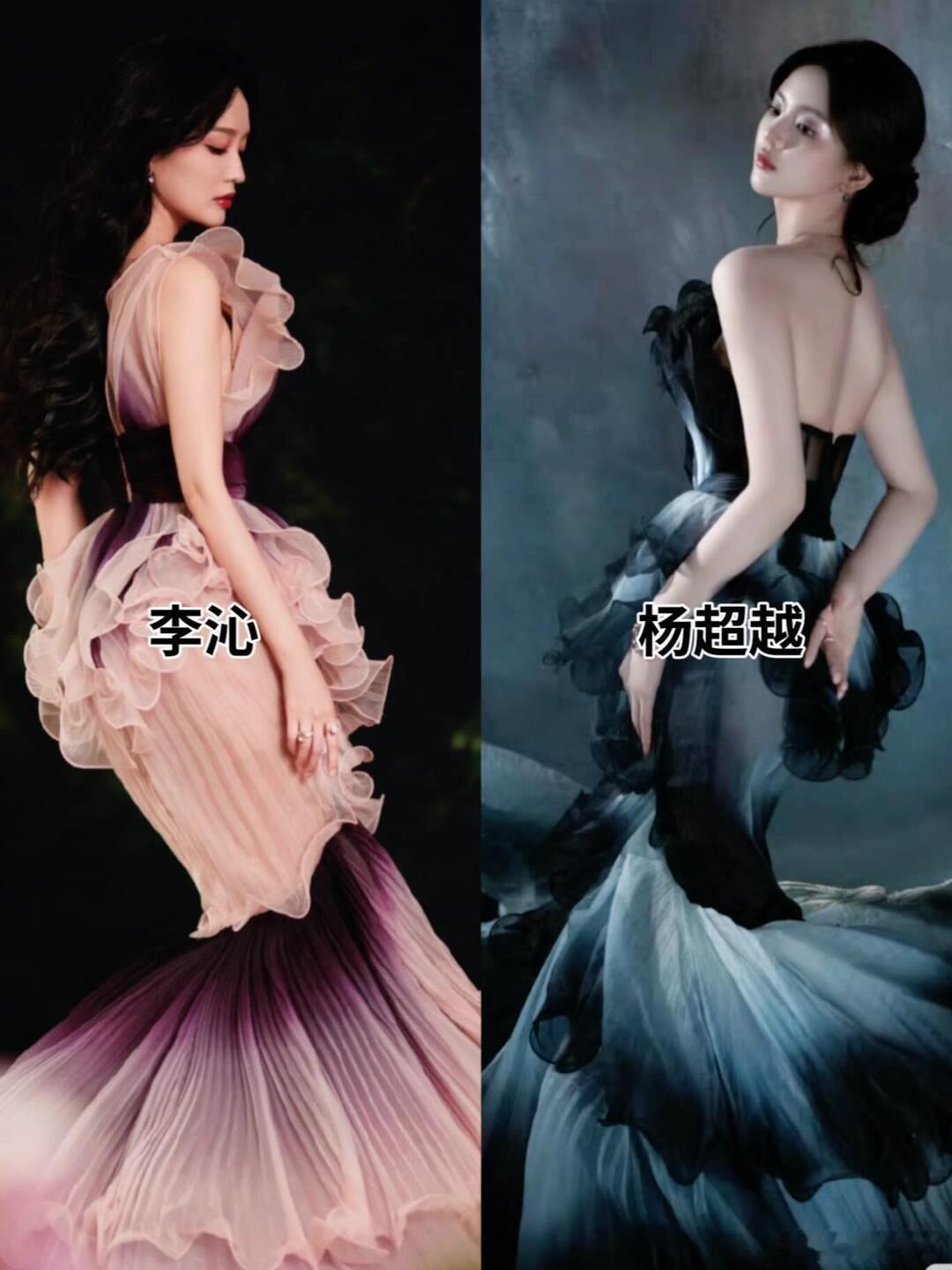 四个女明星撞衫同一款礼服撞衫不存在输赢！四位女星凭自身气质赋予礼服全新感觉，各有