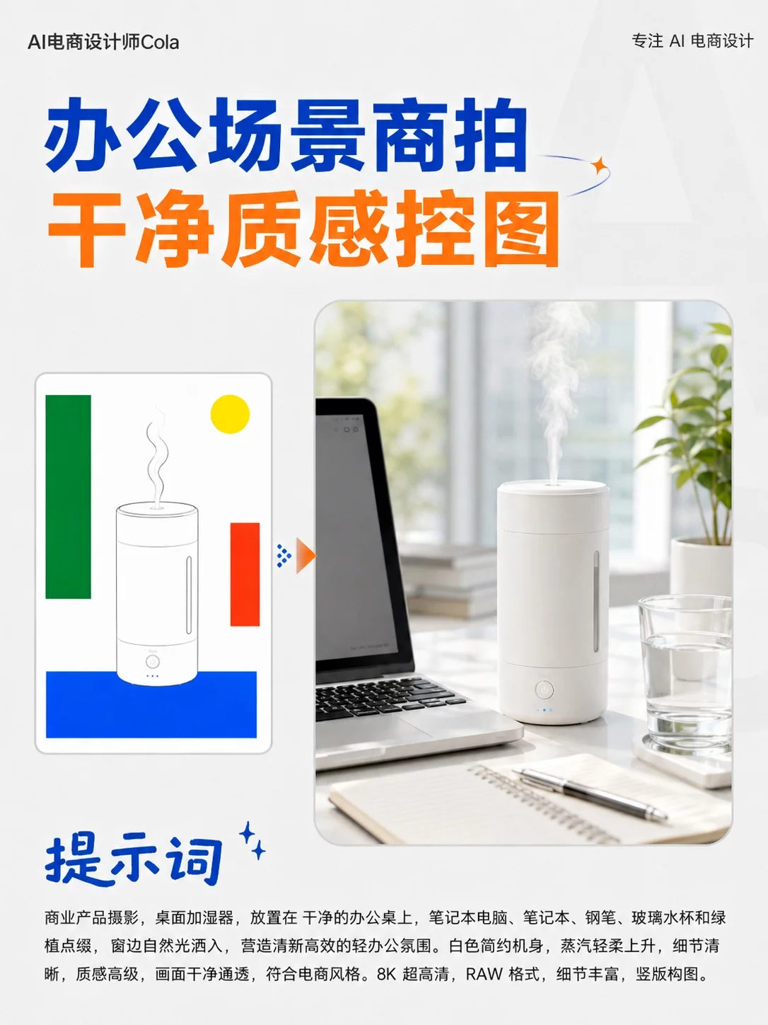 🌟 今天教你8种控图思路！从线稿到成片，讲清AI电商出图方法 