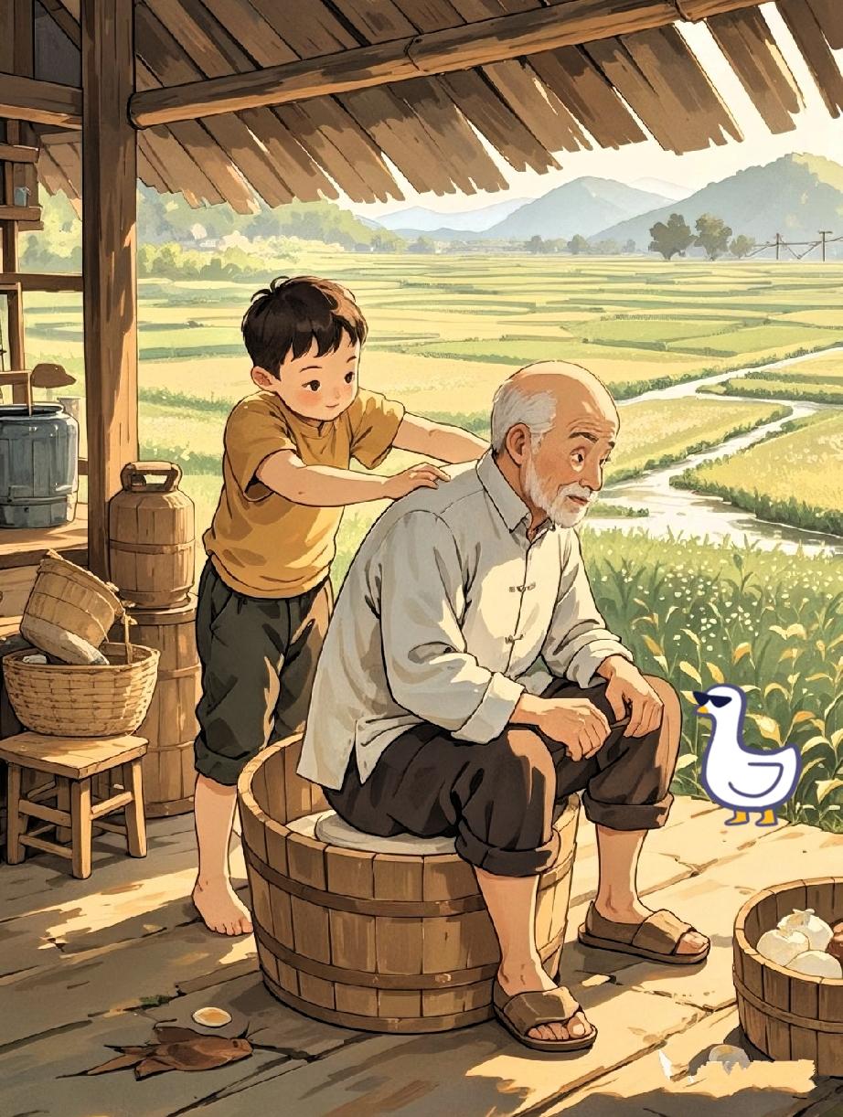 人之一生，
需处理好父母
和子女的关系。
对待父母，当守孝道、多陪伴，让他们安享