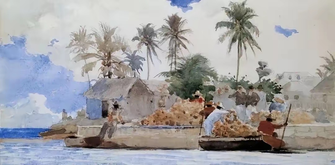 美国写实大师霍默，大海藏尽生命力量温斯洛·霍默（1836—1910）是19世纪美