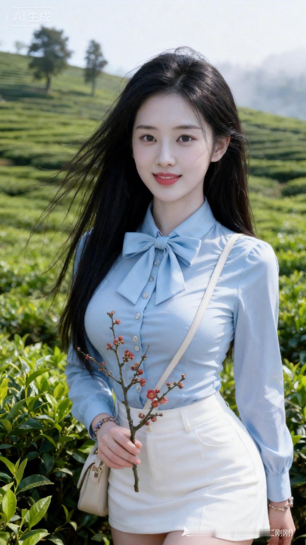 在茶园中漫步，遇见最美的自己🌿💐