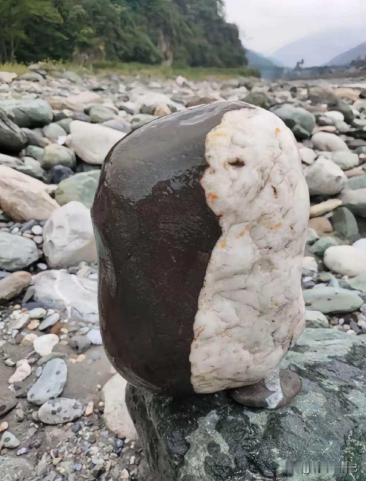 我想问问网友们，捡到这块石头是不是可以躺平了？